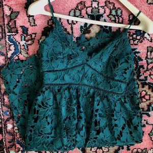 Green Lace Dress